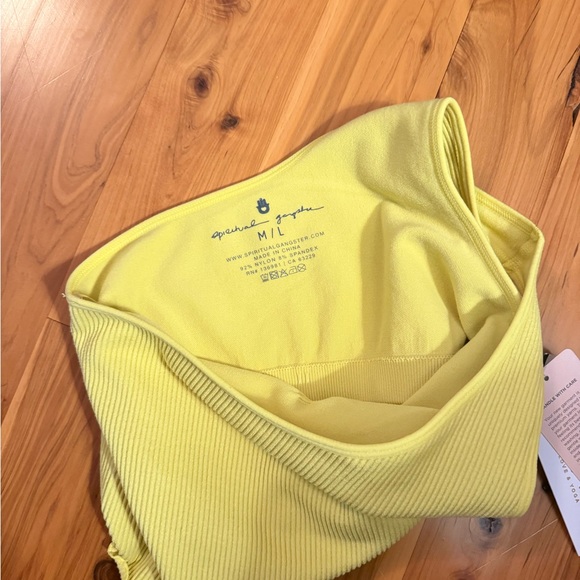 NEW☀️Spiritual Gangster Luna One-Shoulder Crop Top M/L $58 - Picture 10 of 10